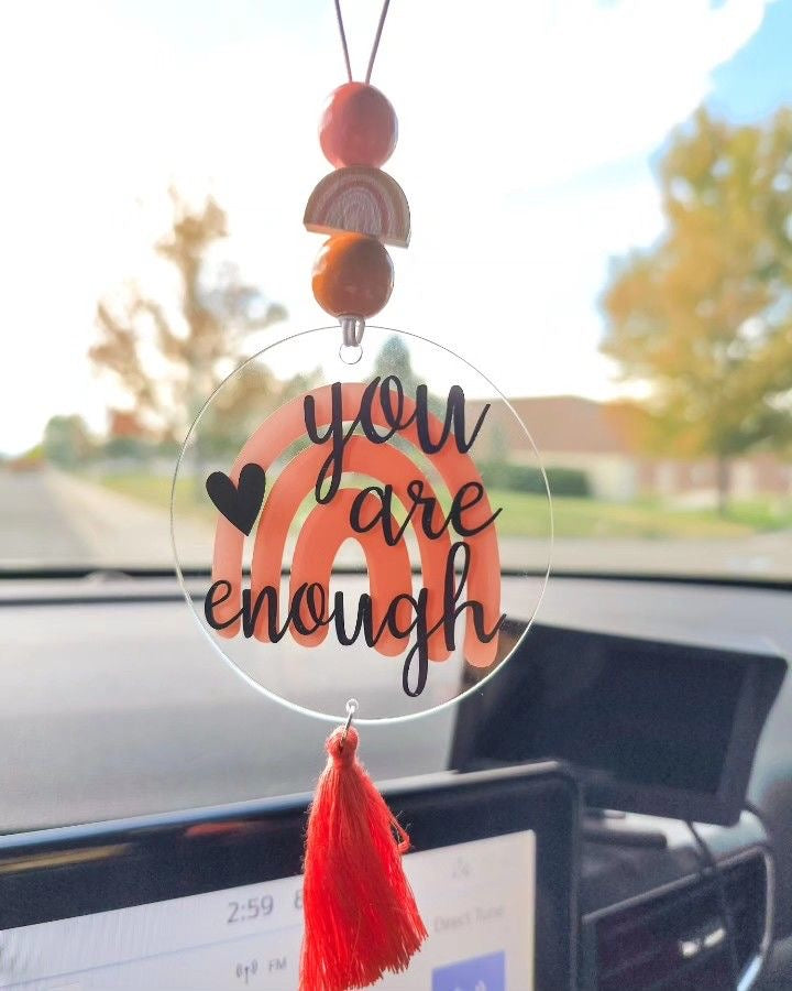 Car mirror ornament